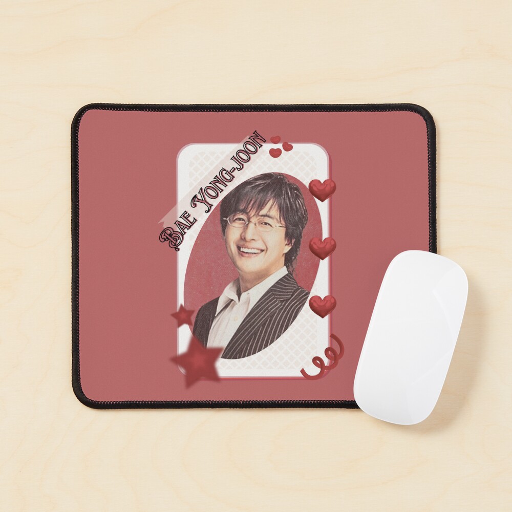 Bae Yong-joon (배용준) Kpop Solo Artist Card Red Aesthetic Collage