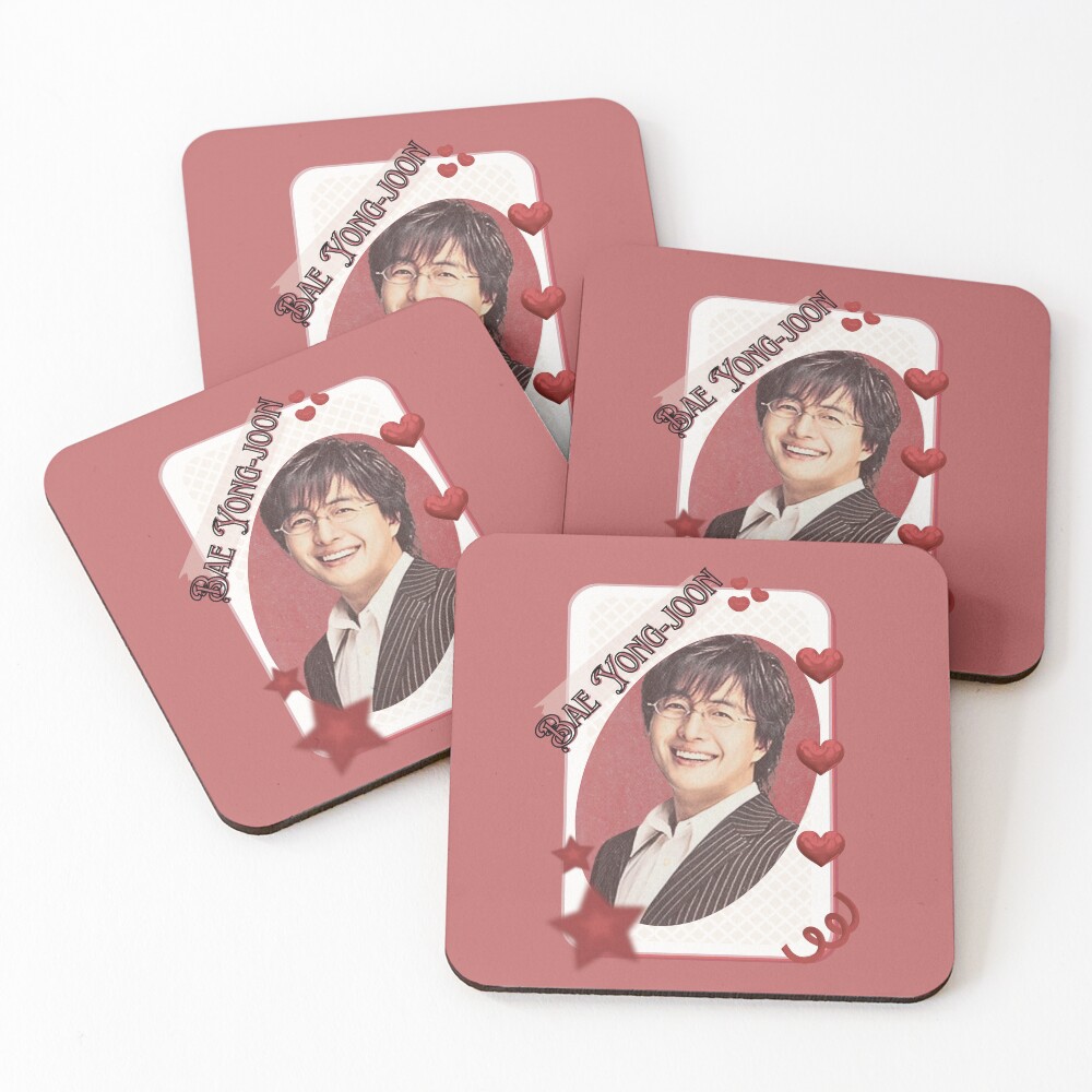 Bae Yong-joon (배용준) Kpop Solo Artist Card Red Aesthetic Collage