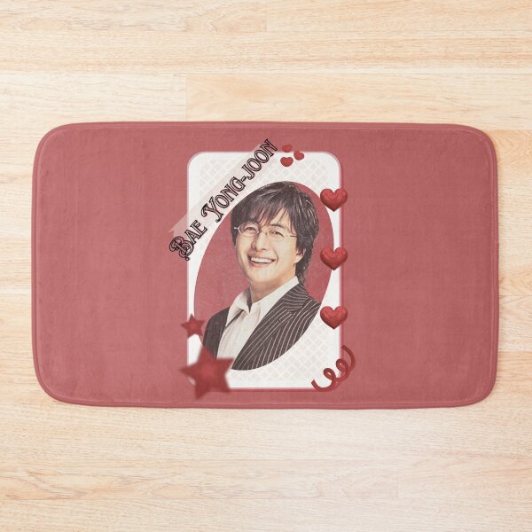 Item preview, Bae Yong-joon (배용준) Kpop Solo Artist Card Red Aesthetic Collage Design designed and sold by AJUNICE STUDIO.