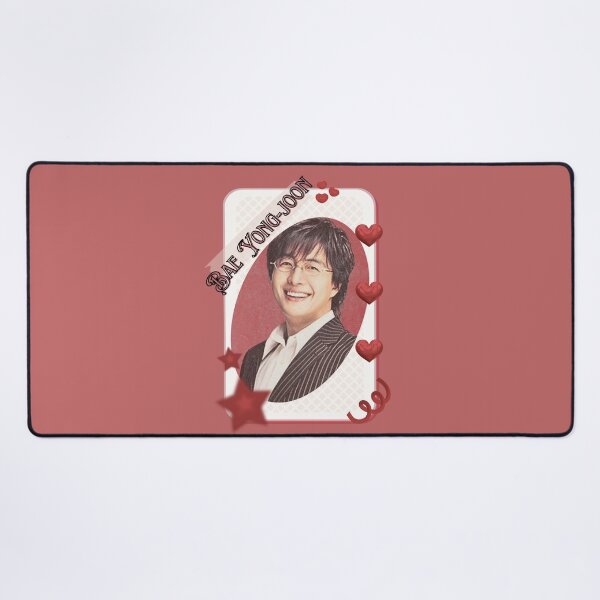 Item preview, Bae Yong-joon (배용준) Kpop Solo Artist Card Red Aesthetic Collage Design designed and sold by AJUNICE STUDIO.