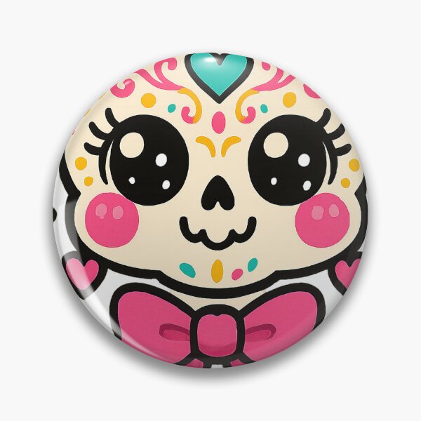 Item preview, Kawaii Sugar Skull designed and sold by Drip stamp.