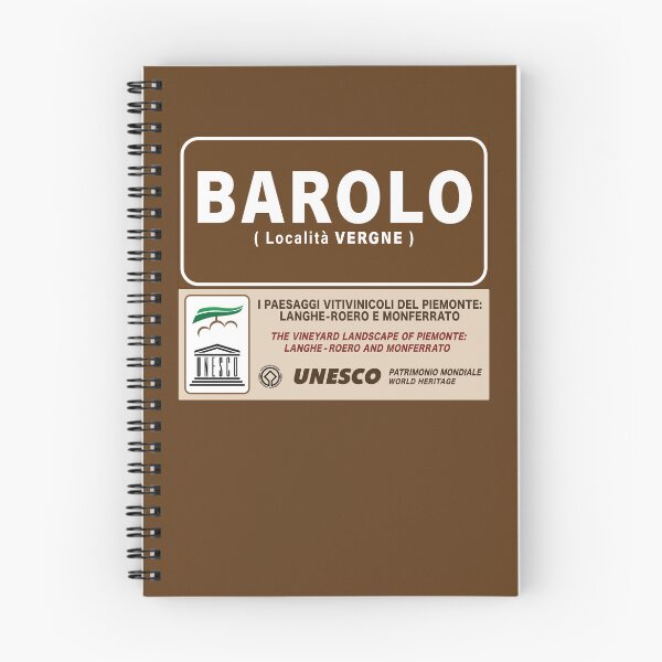 Item preview, Barolo, Italy Road Sign and UNESCO Sign designed and sold by travelwitheric.