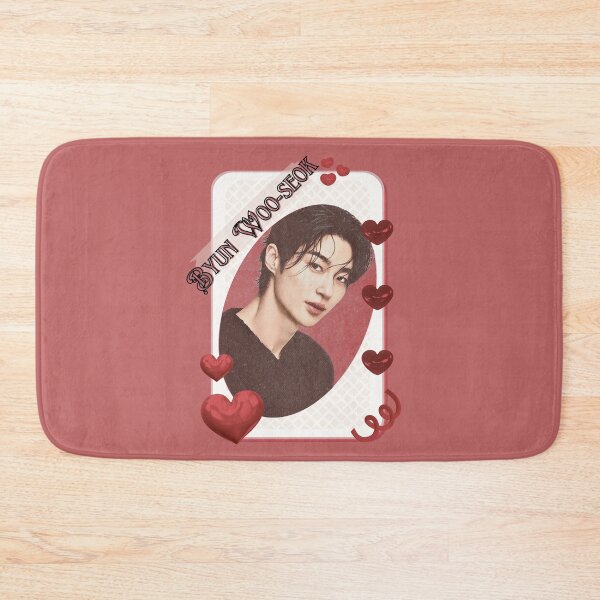 Item preview, Byun Woo-seok (변우석) Kpop Solo Artist Card Red Aesthetic Collage Design designed and sold by AJUNICE STUDIO.