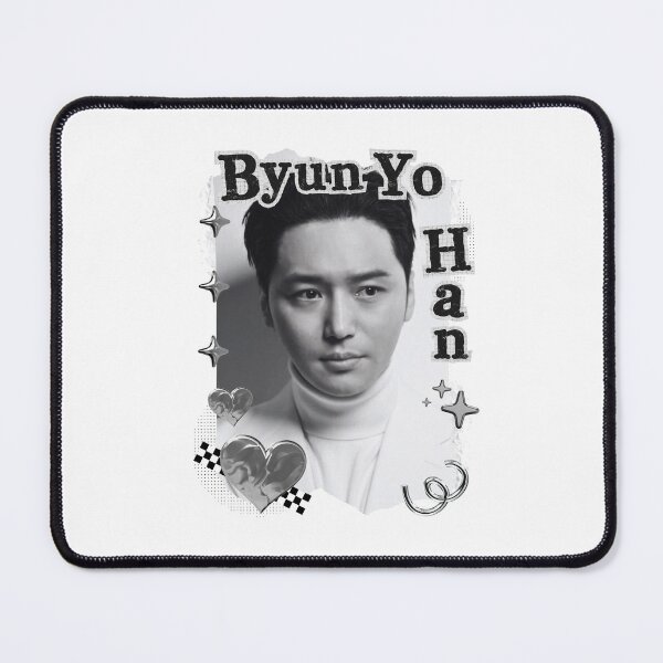 Item preview, Copy of Byun Woo-seok (변우석) Kpop Solo Artist Black and White Collage Digital Art Portrait designed and sold by AJUNICE STUDIO.