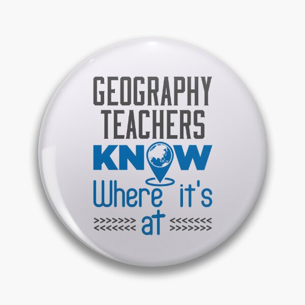 Item preview, Geography Teachers Know Where It's At designed and sold by jaygo.