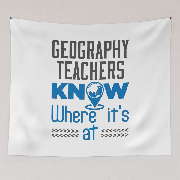 Item preview, Geography Teachers Know Where It's At designed and sold by jaygo.