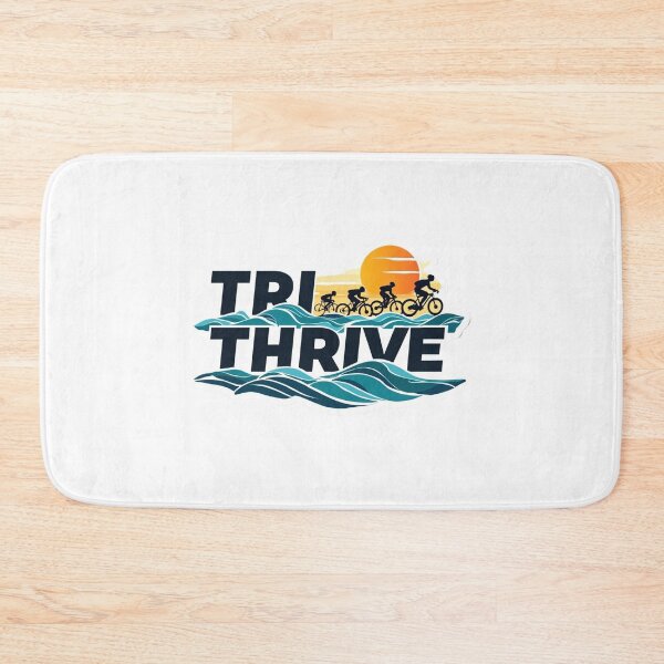 Item preview, TRI THRIVE – Triathlon Mindset Sticker designed and sold by Triathlongram.