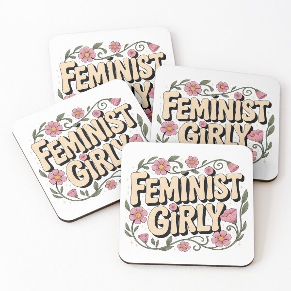 Item preview, Feminist Girly Floral designed and sold by PrintAtelier.