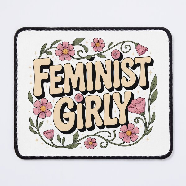 Item preview, Feminist Girly Floral designed and sold by PrintAtelier.