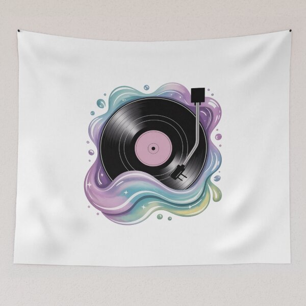 Item preview, Pastel Vinyl Record Player designed and sold by nostalgic4u.