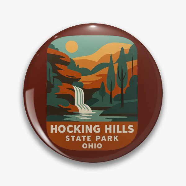 Item preview, Hocking Hills State Park  designed and sold by Broken Antler Designs .