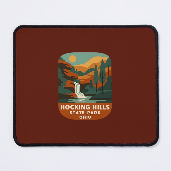 Item preview, Hocking Hills State Park designed and sold by Broken Antler Designs .