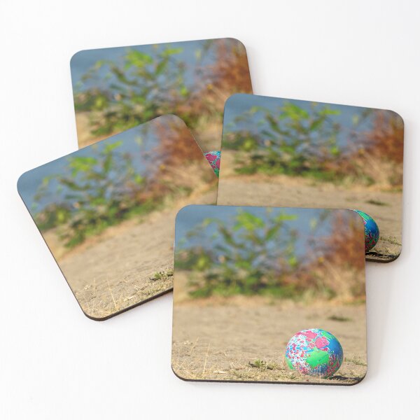 Item preview, Lost play ball lying on the beach designed and sold by lisavonbiela.
