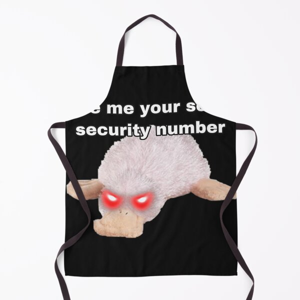 Item preview, Webkinz Waddles Give Me Your Social Security Number Meme designed and sold by CharlesANelson.