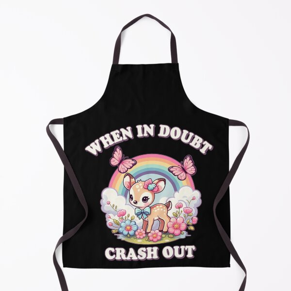 Item preview, Funny When In Doubt Crash Out Meme designed and sold by elderberry.