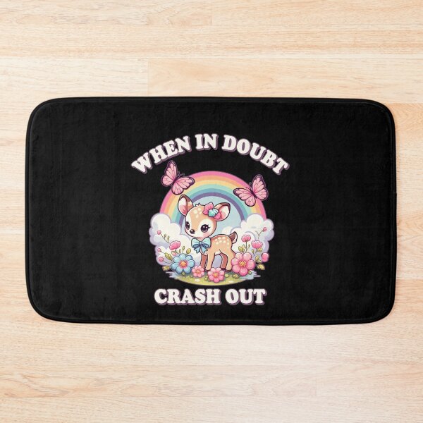 Item preview, Funny When In Doubt Crash Out Meme designed and sold by elderberry.