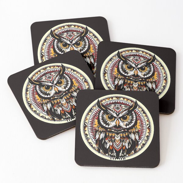 Item preview, owl mandala designed and sold by ViaARTfactory.