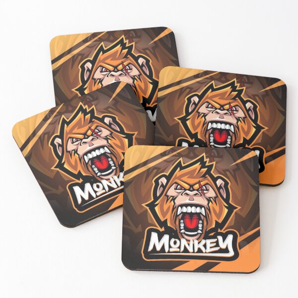 Item preview, Angry Monkey | Fierce Primate Art Design for Animal Lovers and Jungle Fans designed and sold by Michael Adebiyi .
