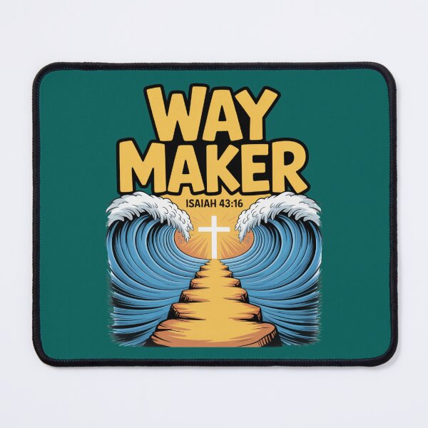 Item preview, Way Maker – Isaiah 43:16 (Christian Design) designed and sold by GENX-AUTISM-DAD.