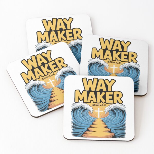 Item preview, Way Maker – Isaiah 43:16 (Christian Design) designed and sold by GENX-AUTISM-DAD.