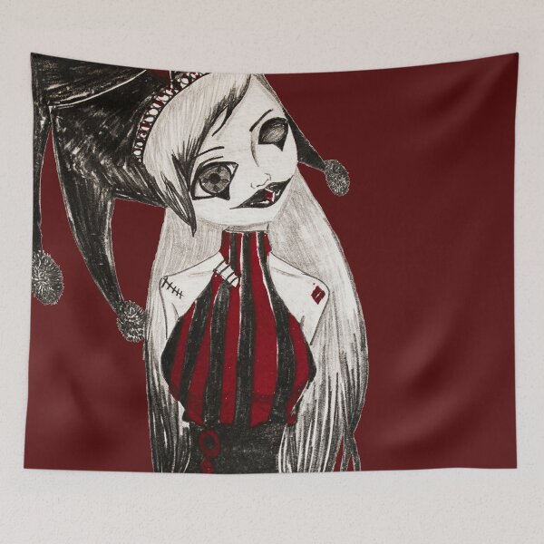 Item preview, Buffon queen with burgendy background designed and sold by elyzab3th12.