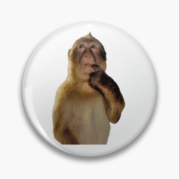 Item preview, Monkey Thinking (cutout) designed and sold by APhantasticBean.