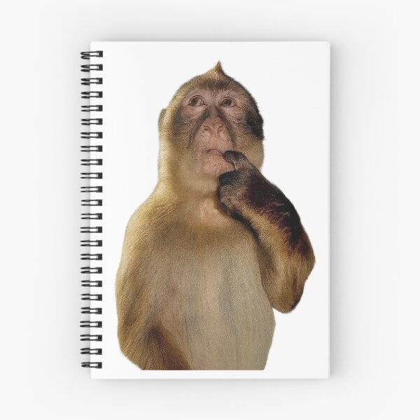 Item preview, Monkey Thinking (cutout) designed and sold by APhantasticBean.