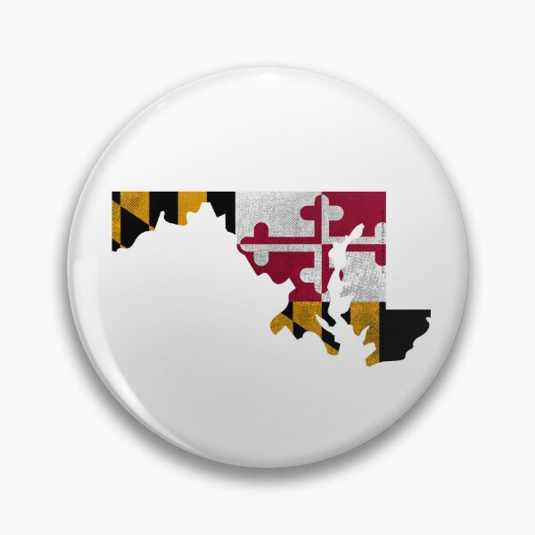 Item preview, Maryland State Outline Flag, Horizontal designed and sold by merlinmerchshop.