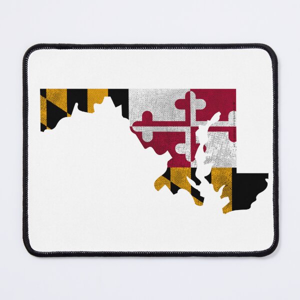 Item preview, Maryland State Outline Flag, Horizontal designed and sold by merlinmerchshop.
