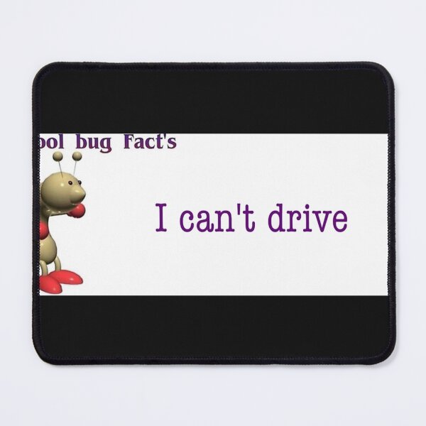 Item preview, Cool Bug Facts I Can'T Drive Obscure Bumper Sticker designed and sold by CharlesANelson.