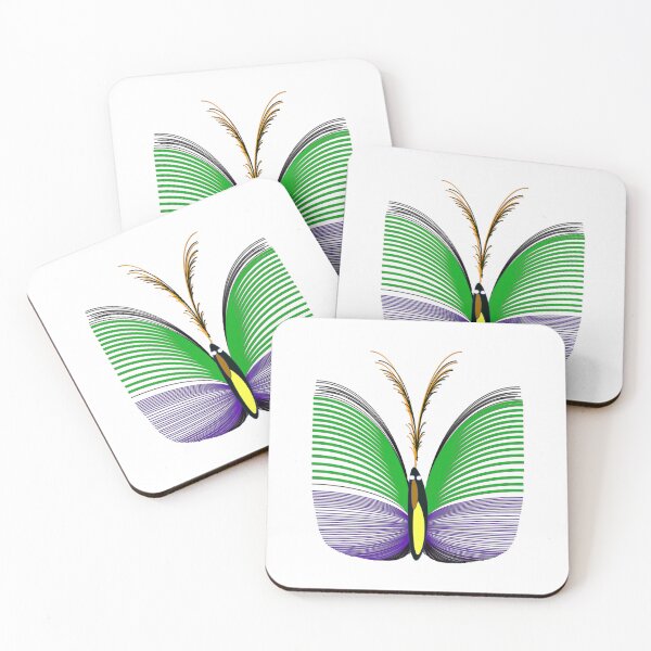 Item preview, Fantasy Butterfly Artwork | Unique Colorful Insect designed and sold by Combat Skies.