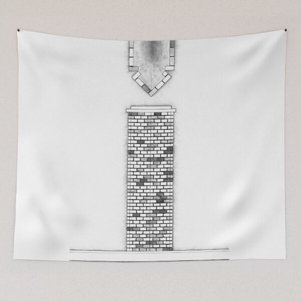 Item preview, Chimney Detail of Henry Garrett Building, Stranmillis University College Campus designed and sold by N.E.Gray.