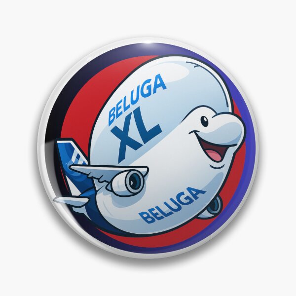 Item preview, Beluga XL Cargo Plane Stylish Funny Artwork designed and sold by Combat Skies.