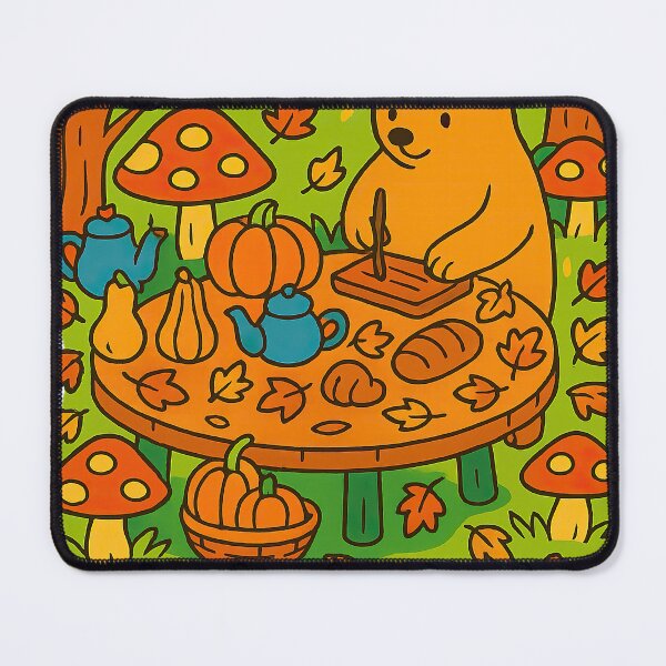 Item preview, Autumn Bear Picnic designed and sold by Drip stamp.