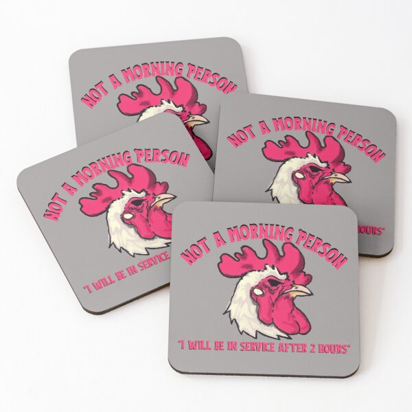Item preview, The Rooster is Not a Morning Person designed and sold by VENOM0RIOT.