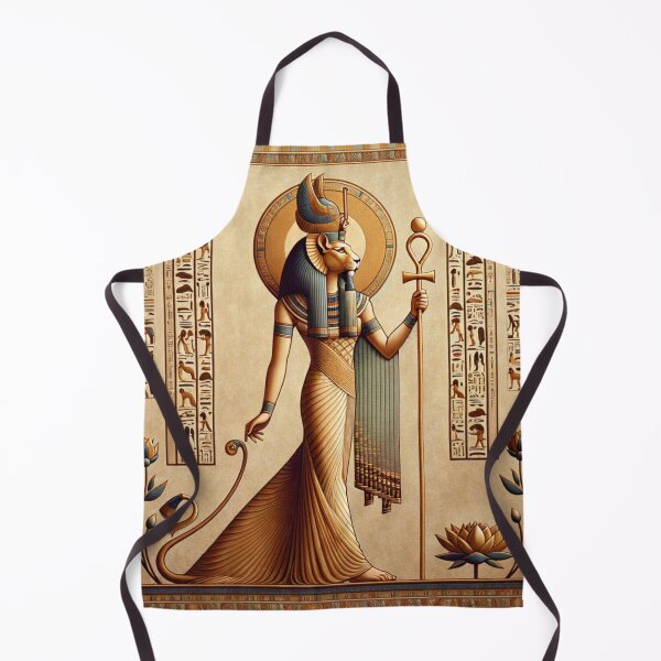 Item preview, Ancient Egyptian Goddess Sekhmet Tapestry | Lioness Deity Wall Art | Mythology Spiritual Decor designed and sold by AnalajiaDesigns.