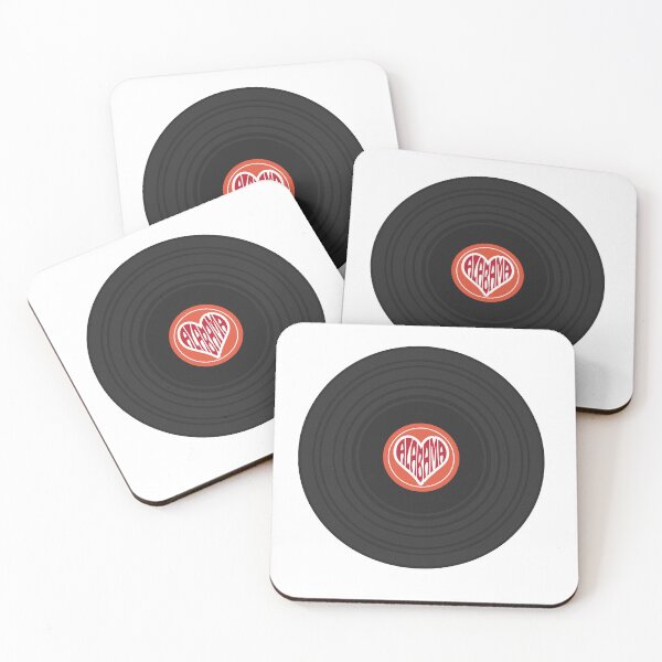 Item preview, Alabama Vinyl Record – Retro Music Heart Design designed and sold by Carmen Gomez.