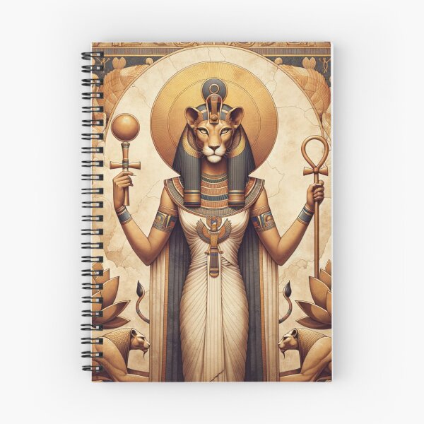 Item preview, Sekhmet Lioness Goddess of Egypt | Fierce Divine Warrior | Mythology Spiritual Artwork designed and sold by AnalajiaDesigns.