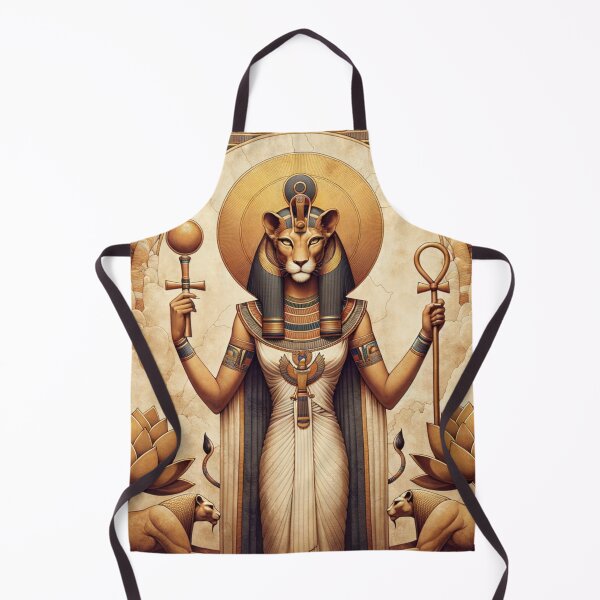 Item preview, Sekhmet Lioness Goddess of Egypt | Fierce Divine Warrior | Mythology Spiritual Artwork designed and sold by AnalajiaDesigns.
