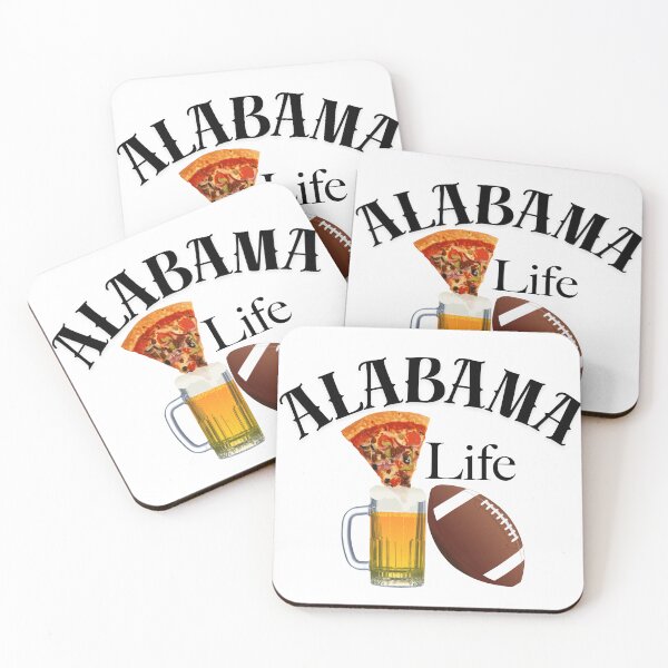 Item preview, Alabama Life – Pizza, Beer & Football Game Day Design designed and sold by Carmen Gomez.