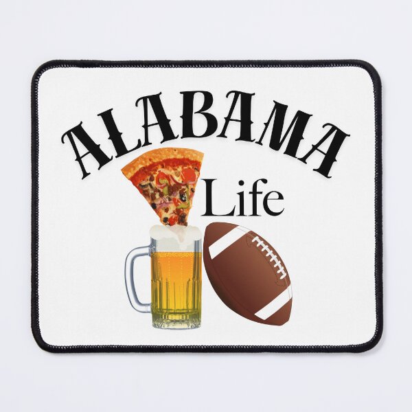 Item preview, Alabama Life – Pizza, Beer & Football Game Day Design designed and sold by Carmen Gomez.