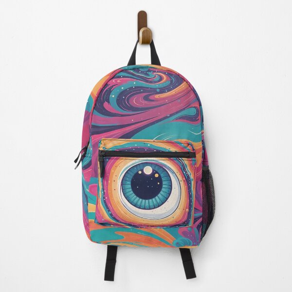 Item preview, Psychedelic Cosmic Eye – Abstract Space Art with Vibrant Colors designed and sold by Artegil89.
