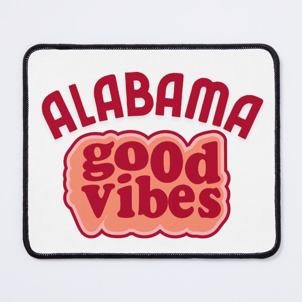 Item preview, Alabama Good Vibes – Retro Positive State Pride Design designed and sold by Carmen Gomez.