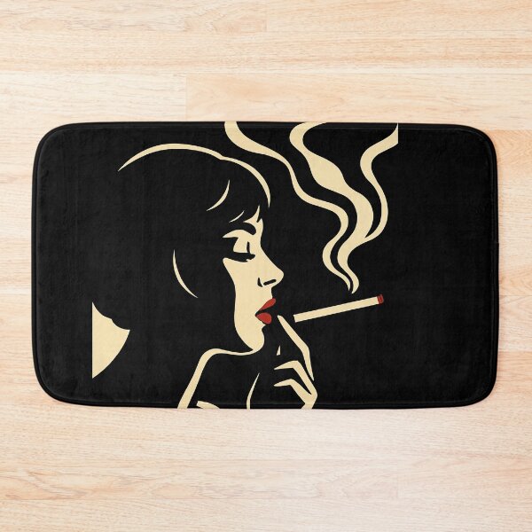 Item preview, Retro Pop Art Woman Smoking – Bold Side Profile Illustration designed and sold by Spark2Seduction.