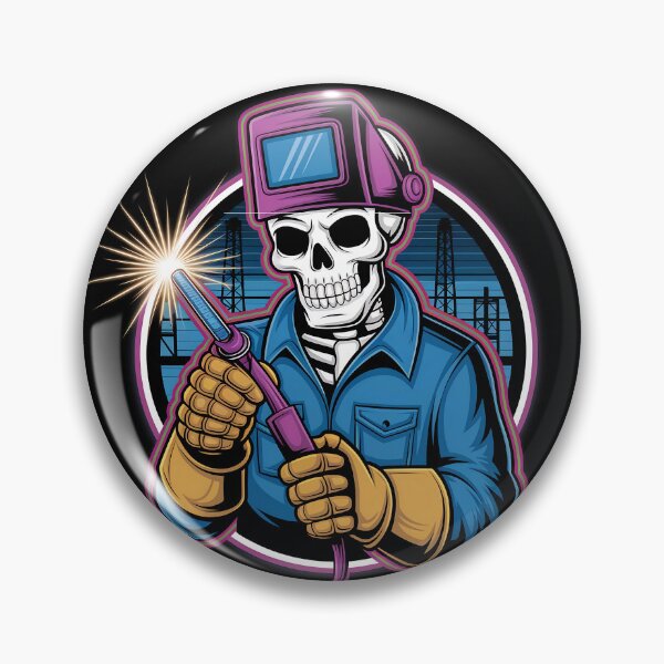 Item preview, Weld or Die – Skeleton Welder Skull Design designed and sold by LunaSpellStudio.