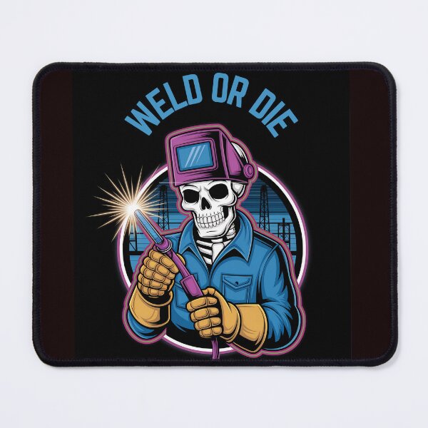 Item preview, Weld or Die – Skeleton Welder Skull Design designed and sold by LunaSpellStudio.