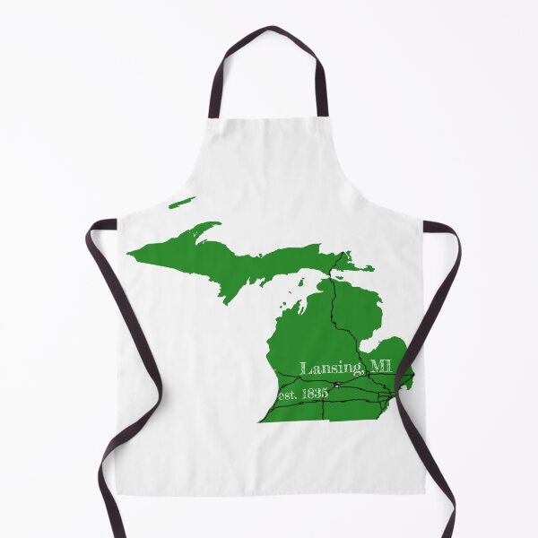 Item preview, Lansing, MI [Green] designed and sold by PhilbonianDezin.