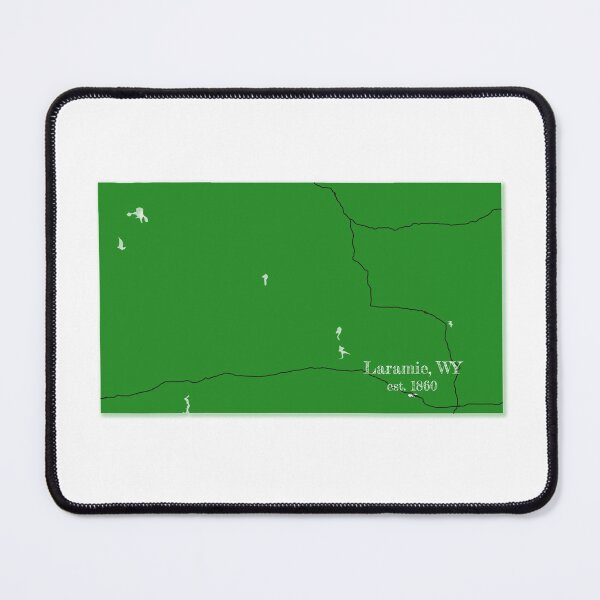 Item preview, Laramie, WY [Green] designed and sold by PhilbonianDezin.