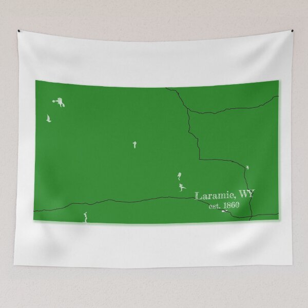 Item preview, Laramie, WY [Green] designed and sold by PhilbonianDezin.