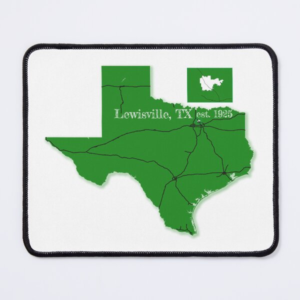 Item preview, Lewisville, TX [Green] designed and sold by PhilbonianDezin.